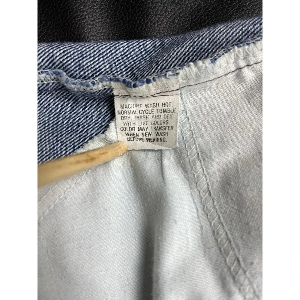 Levi's 517 Bootcut Orange Tab Jeans 40x32 Fits 38x30 USA Dark Wash True Vintage